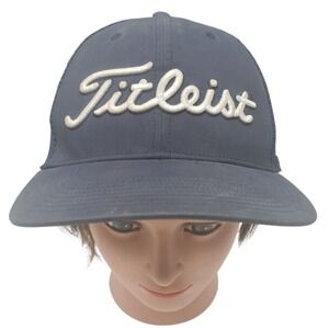 Titleist Pro V1 Foot‎ Joy Snap Back Mesh Black Gray Logo White Back Patch